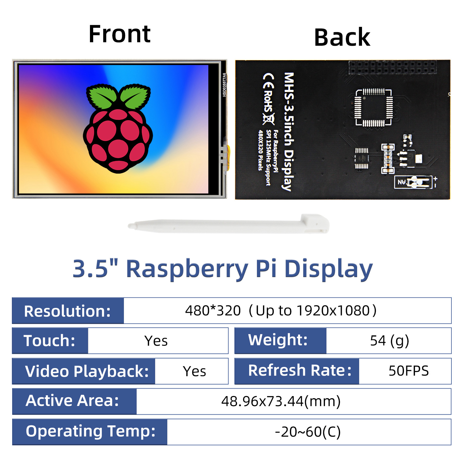 iPistBit 3.5 Inch Display for  - Turing Pi 2 评论和价格